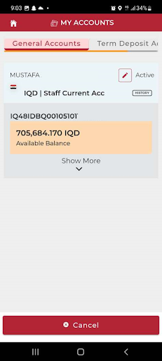 IDB Online Banking Screen 3