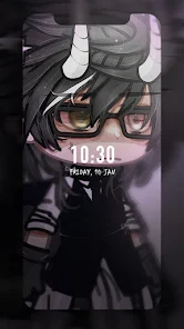 Gacha little boy, black, cute, HD phone wallpaper