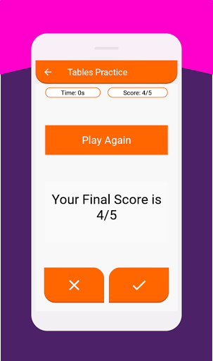 Quick Tables - Brain Logic Builder - Math Tables
