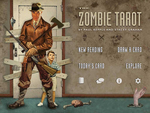 Screenshot of Zombie Tarot