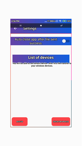 Nearby file and URL transfer a