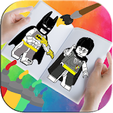 Coloring Book for Super Lego Heroes icon