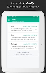 Temp Mail Screenshot