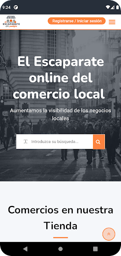 Android application El Escaparate del Pueblo screenshort