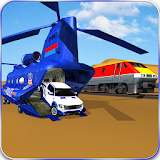 Drive Train Simulator: Police Car Transporter 3D icon