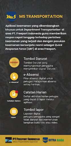 Android application MSOne Transportation screenshort