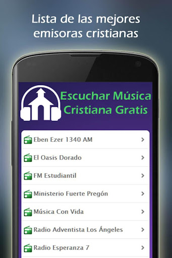 Escuchar Música Cristiana App Screen 2