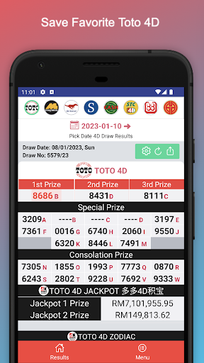 Toto 4D Malaysia 4D Results