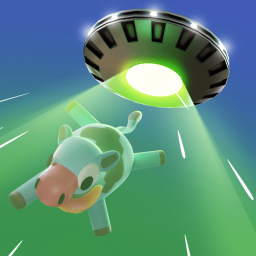 Alien Invader: UFO Game Logo