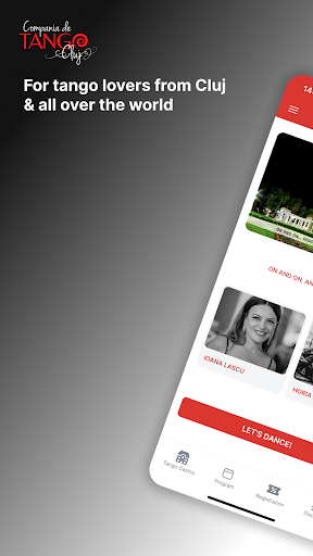Android application Tango Cluj screenshort