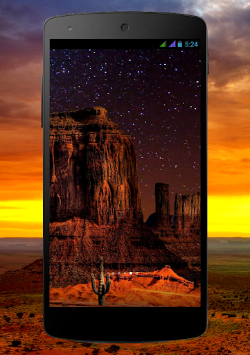 Beautiful Desert Night Screenshot