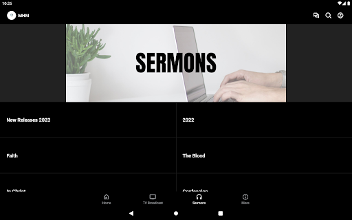 Screenshot of Mark Hankins Ministries