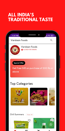 Vardaan Foods : Indias taste Screen 2