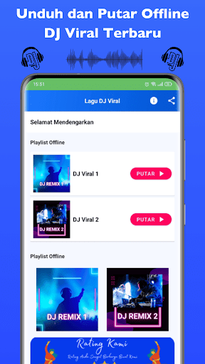 Android application Lagu DJ Remix Viral Offline screenshort