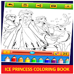 Cover Image of Скачать Ice Princess Coloring Books 1.0 APK