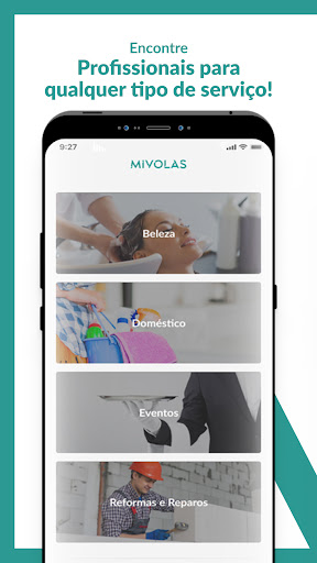 Android application Mivolas screenshort