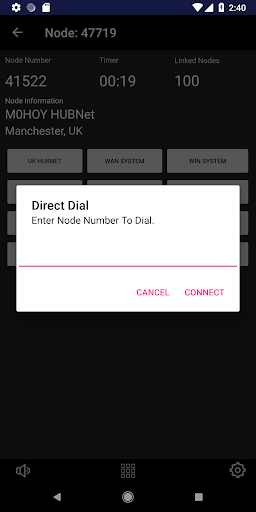 Node Remote for Allstar Nodes Screen 3