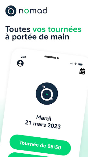 Android application Nomad Chauffeur screenshort