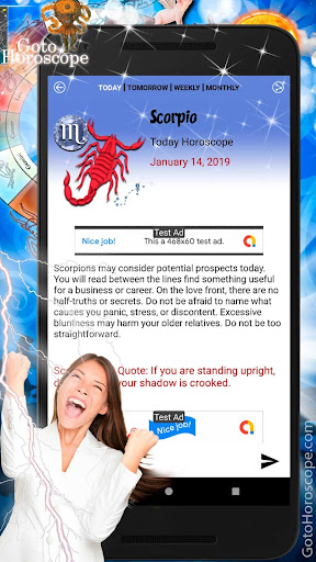 Scorpio Daily Horoscope Screen 2