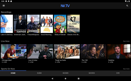 Screenshot of NV.TV