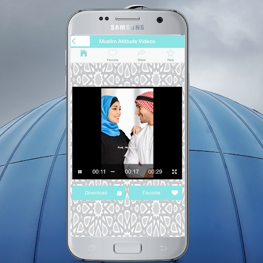 Android application Muslim Attitude Video Status screenshort