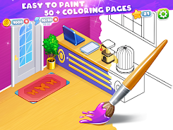 Home design - tap color number Screenshot