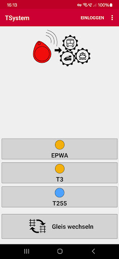Android application Vebsys HMI screenshort