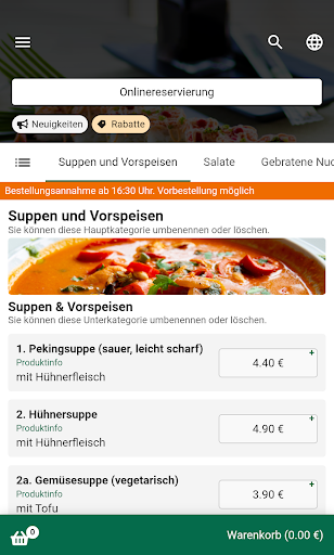 Android application Dai Nam Hamburg Restaurant-Bar screenshort