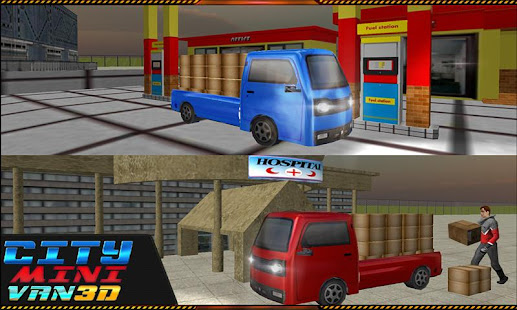 Mini Driver Truck Transport 3D
