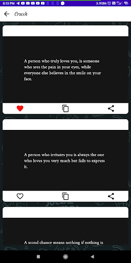 Love Quotes Screen 3