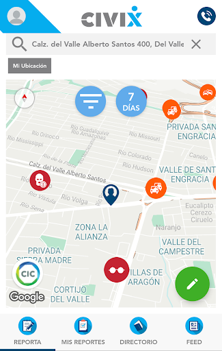 Android application Civix screenshort