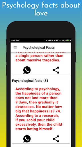 Psychological Facts Screen 3