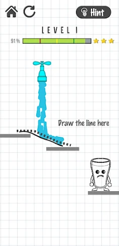 Glass Water Game - Fun Feel - Screenshot 1