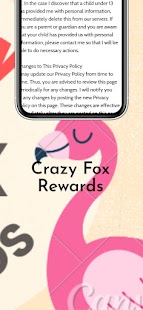 Crazy Fox Rewards Screenshot