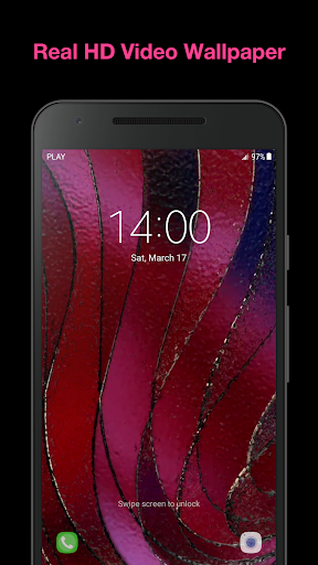 Glass Live Wallpaper Screen 3