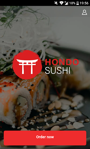 Android application Hondo Sushi screenshort