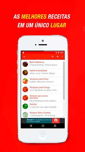 Receitas de Temperos Screenshot 4 - AppWisp.com