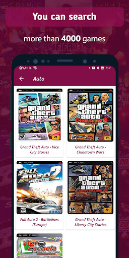 psp games files downloader Screen 3