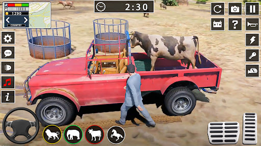 Animal transport truck games Screen 2