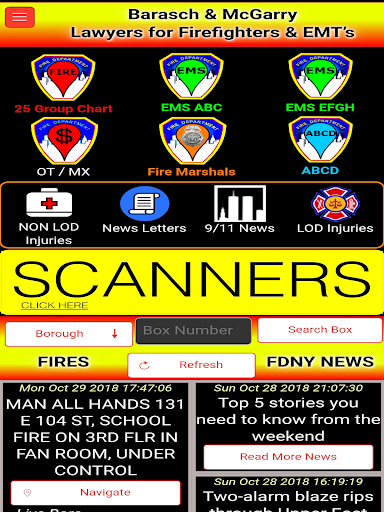 Android application FDNY Calendar Fire & Ems screenshort