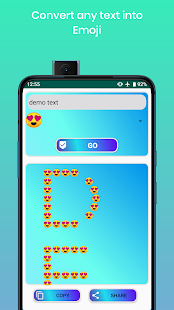 Text to emoji 🤩 emoji letter Capture d'écran