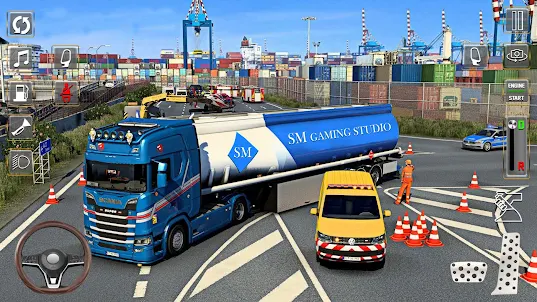 油輪歐洲卡車遊戲 3d: 歐洲油輪模擬器遊戲