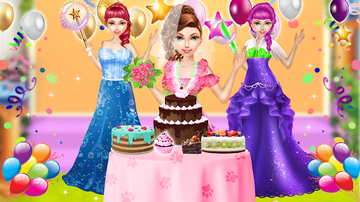 Android application Wedding Princess Birthday Fun screenshort