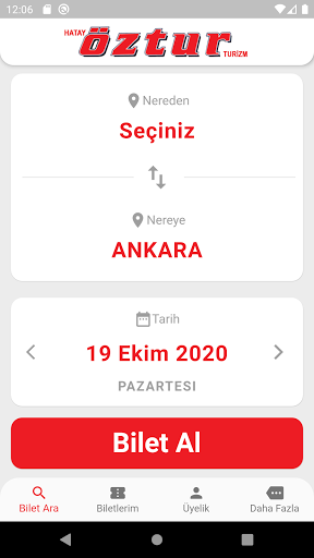 Android application Hatay Öztur Turizm screenshort