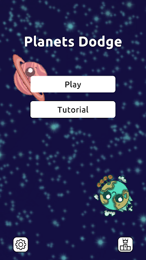 Android application Planets Dodge screenshort