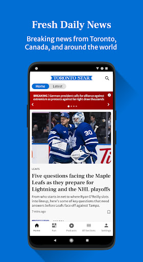 Android application The Star screenshort