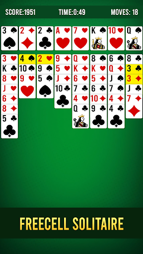 Android application FreeCell Solitaire classic screenshort