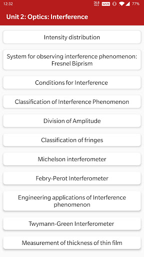 Engineering Physics - I Screen 2