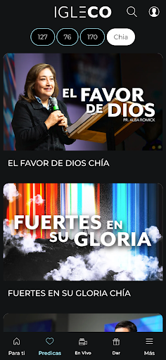 Android application IGLESIA CRISTIANA DE COLOMBIA screenshort