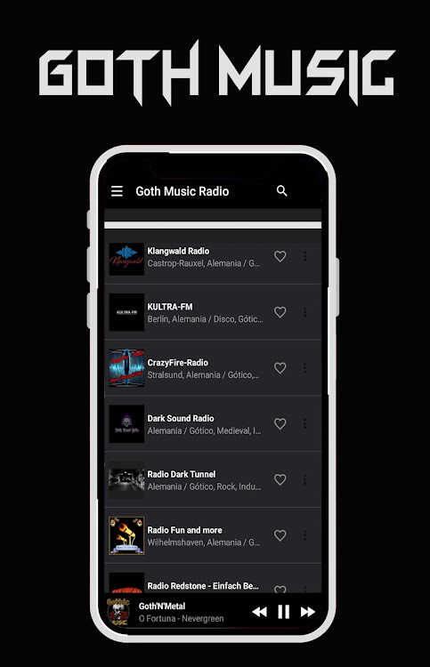 Goth Music Radio - 2.12 - (Android)